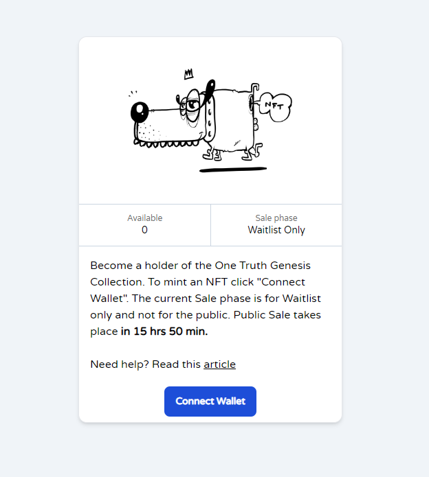 OneTruthNFT's tweet image. We sold out 10s after we opened for waitlist with 4000 wallets on it!!! And this in a bearmarket!!!! 🔥🐶🚀

Thanks for all the ppl that supported us!!!! Let the journey start!!! LFG

@Streetlab_io @agraignic @robinkunz_ @OneTruthBros @HanshiroTLS @mrcope2