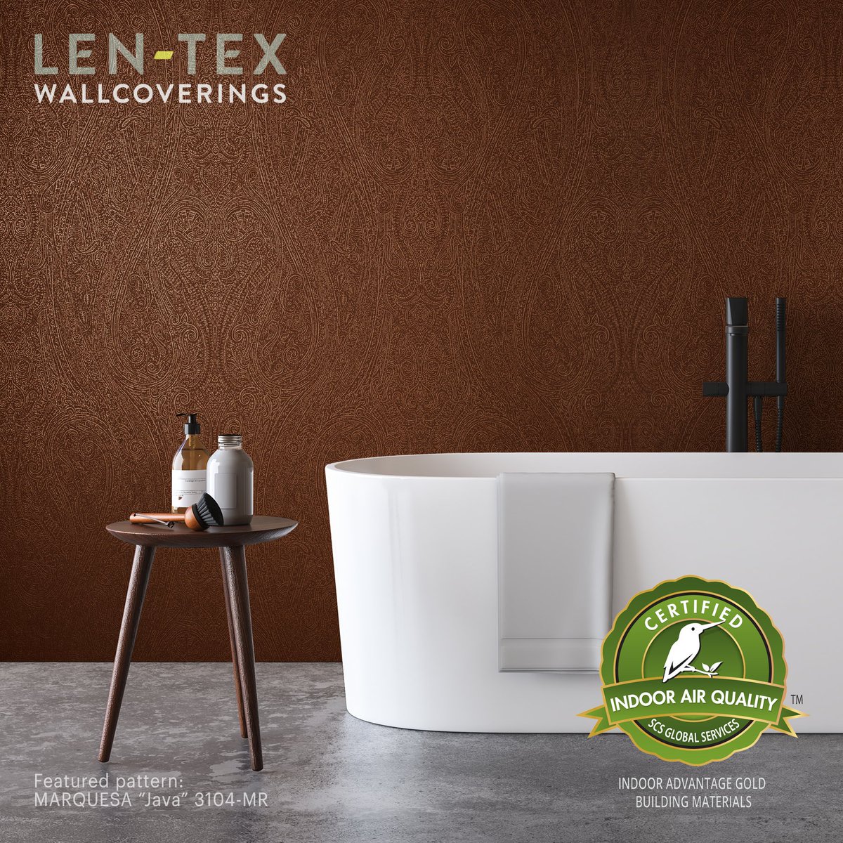 LenTexCorp's tweet photo. Certified #indoorairquality. Browse all of our wallcoverings here: https://t.co/ROR89A6q0b https://t.co/TjZnGBIKwA
