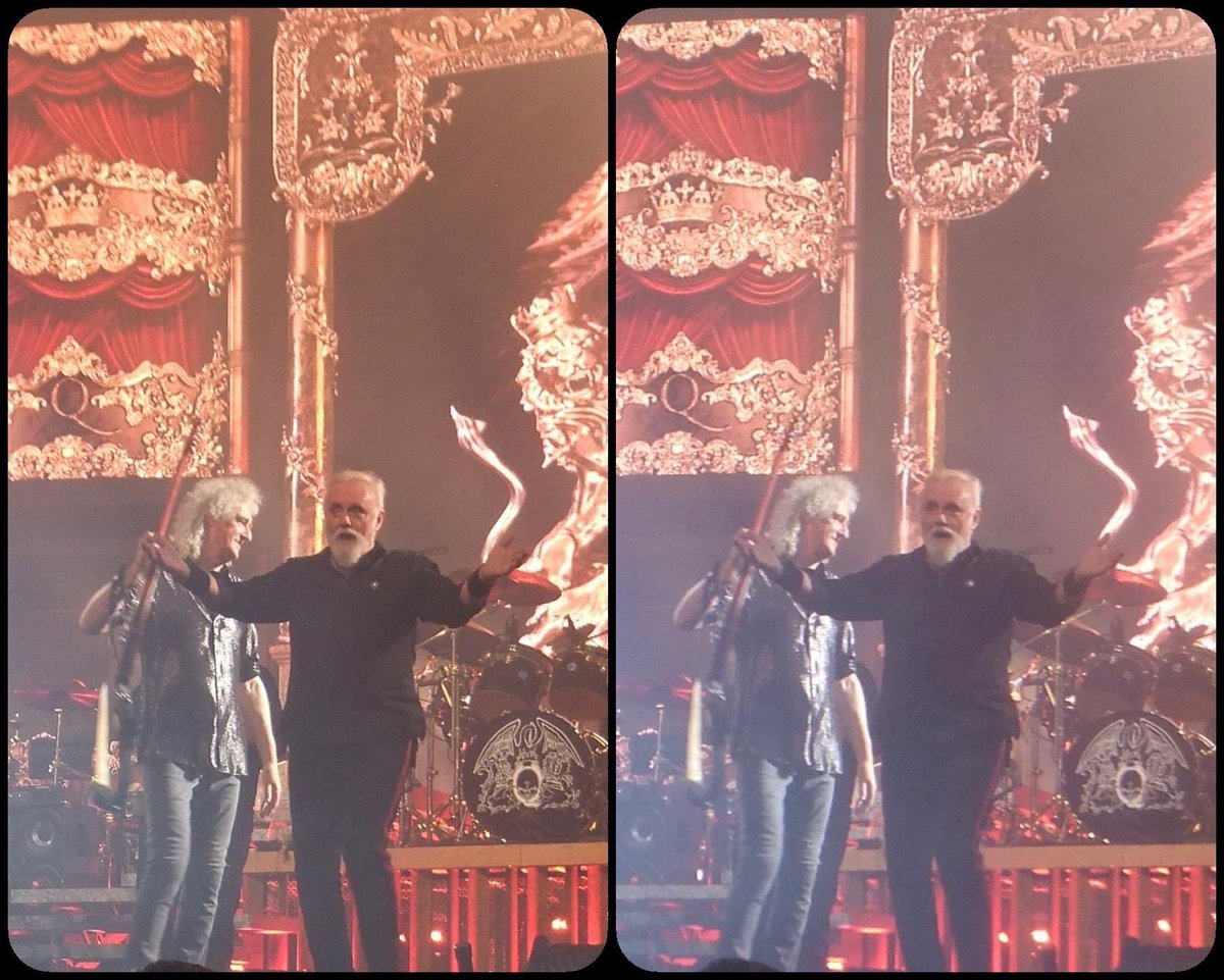 londonstereo's tweet photo. AND another awesome stereo of Brian and Roger in action at the 02, this time from Mandy Haines....
Who's heading to Amsterdam tomorrow? Don't forget to capture it in the magic of 3-D!
#QueenIn3D https://t.co/UmSTc1Tbir