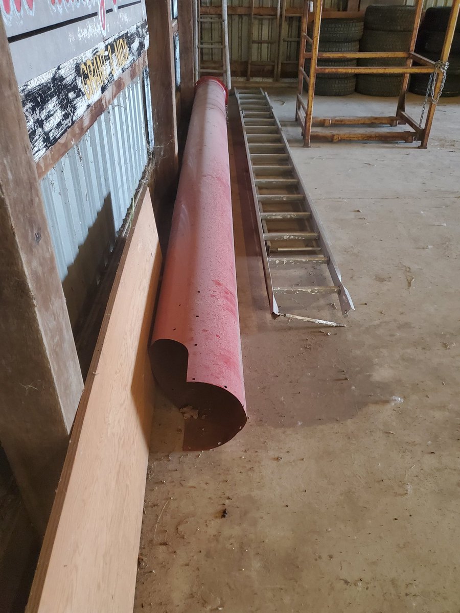 If anyone has a bit of bad luck and puts their auger tube where you shouldn't have I have one off of a CIH 5088 but it will fit other models 198in