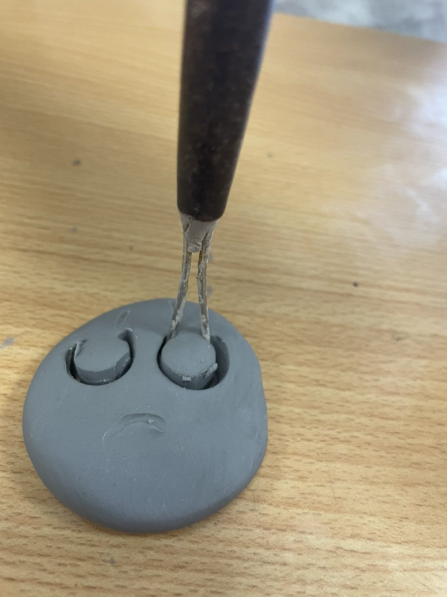 LowRoad3M's tweet photo. We also explored a range of clay techniques and learned how to use different tools to create texture! #musicfederation https://t.co/sUpFcWvNbt