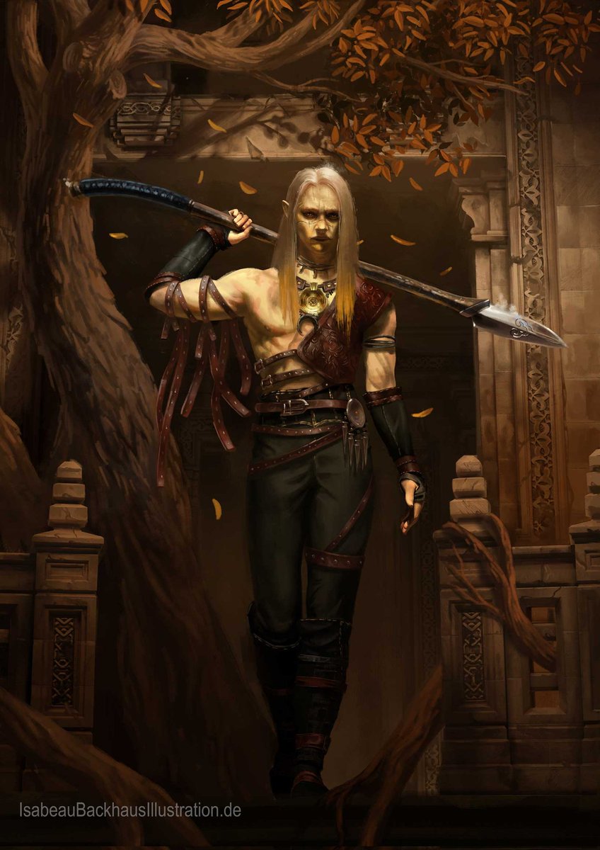 I finished my Hellboy Golden Army fanart and changed the design a bit and added a few more details. I also kept his old spear design :). I hope you like the finished version as much as the wip!