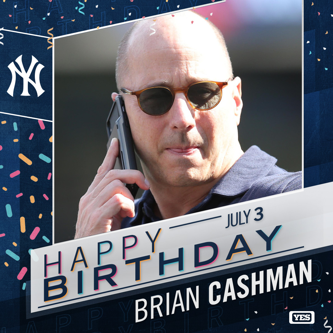 Happy birthday, Brian Cashman! 