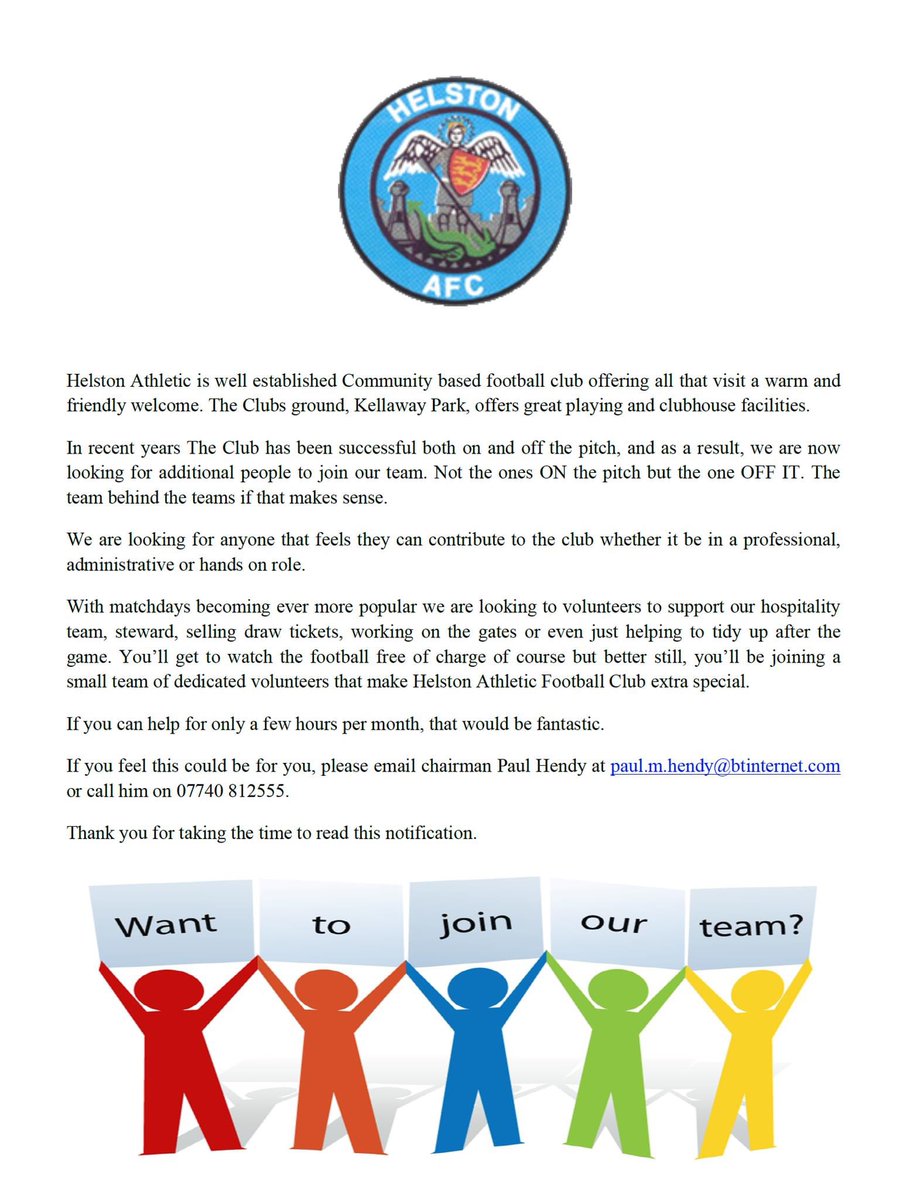 .Do you have a few hours a month? Do get in touch if you can… #volunteers