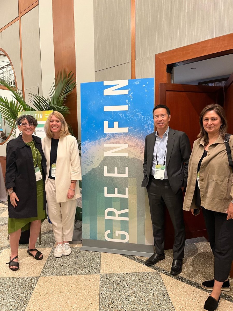 Thanks to the @GreenBiz #GreenFin2022 conference and my fellow panelists @zanne2, @GenderSmartIS; Andrew Lee, @UBS; Shally Shanker, @AiimPartners for a great convo about investing with a gender and climate lens.