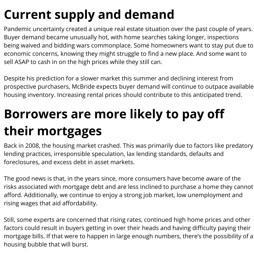 sjbroker's tweet photo. Curious how the real estate market will shake out this summer? Eager to learn if and how rates, buyer traffic and housing inventory will change before fall? Several experts have been asked for their summer housing market predictions. https://t.co/D2tDXzLLzW