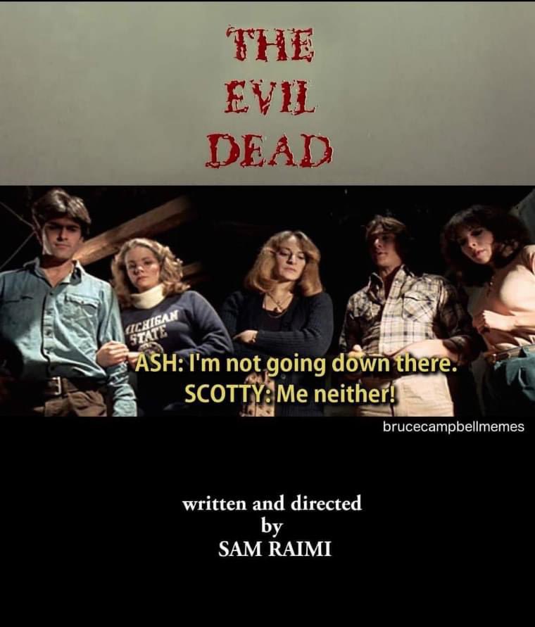 Fuck that shit I’m out would of ended so many horror movies.