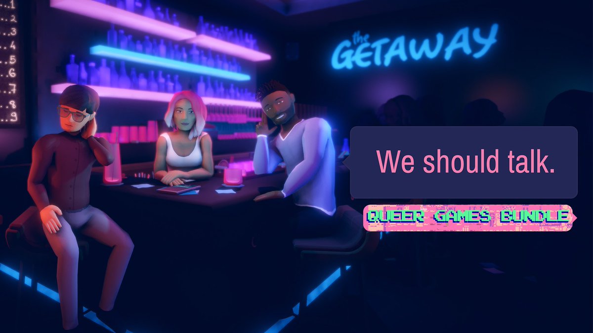 Just a week left to go~⏲️
Come and get the Queer Games Bundle on itch.io!!🏳️‍🌈