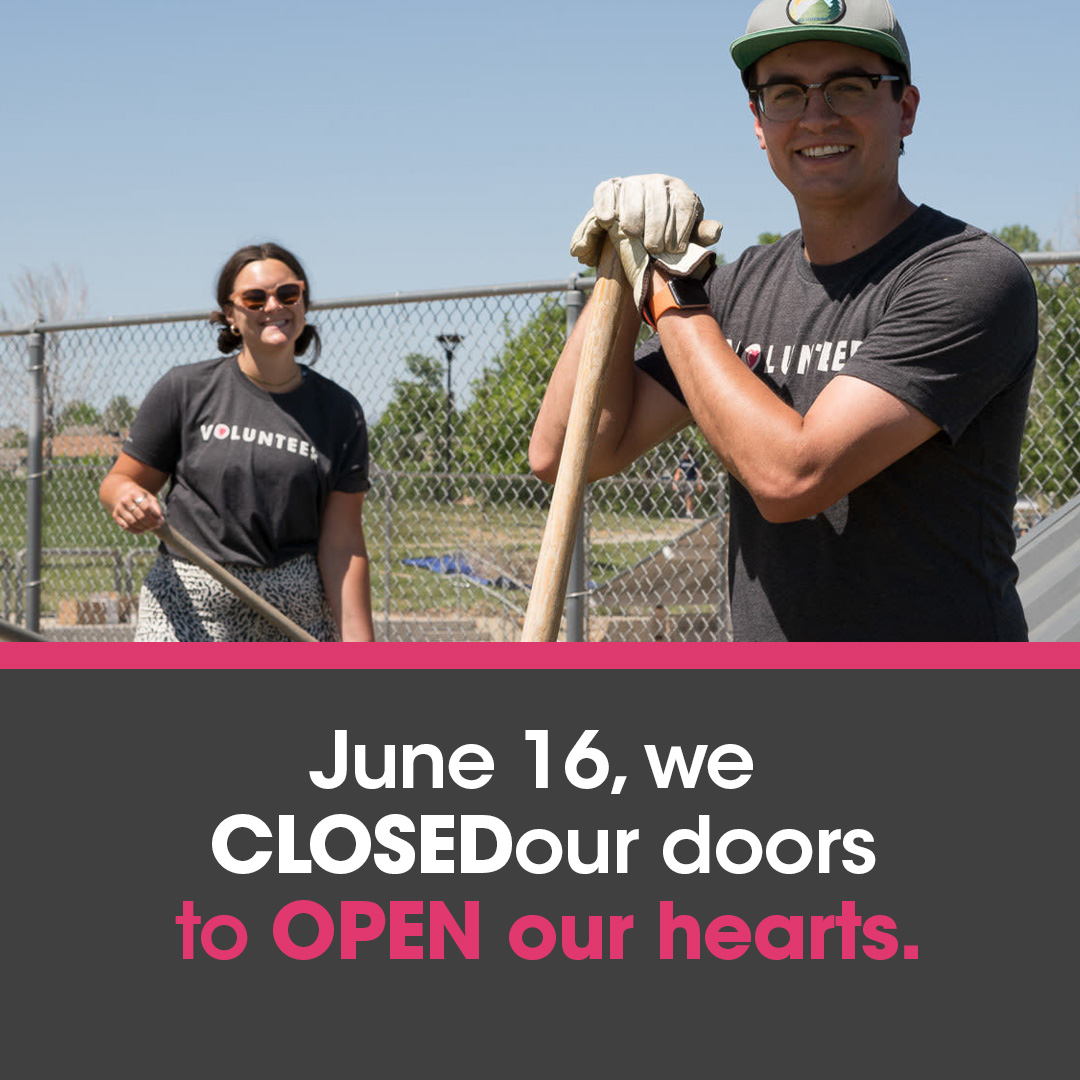 closed2open just keeps getting better. This year, our team members across the country logged over 5,705 volunteer hours. Not bad for an honest day’s work. Thanks to all for showing up to give back!