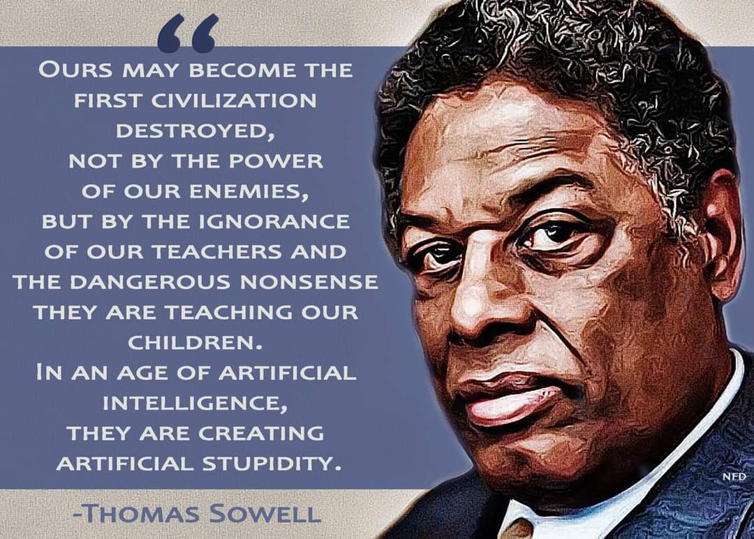 Happy birthday to Thomas Sowell. 