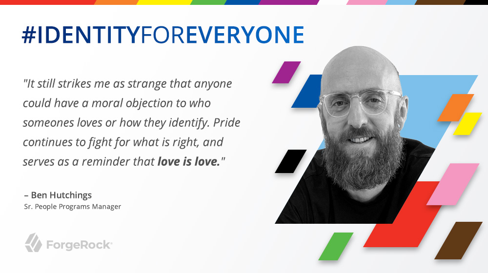 During #PrideMonth, we celebrate the LGBTQIA+ community and help to increase awareness and inclusion.

However, Pride should still be celebrated year round! Ben Hutchings helps run our ERG Pride program for ForgeRockers to learn, network and feel empowered.#IdentityForEveryone 🏳️‍🌈