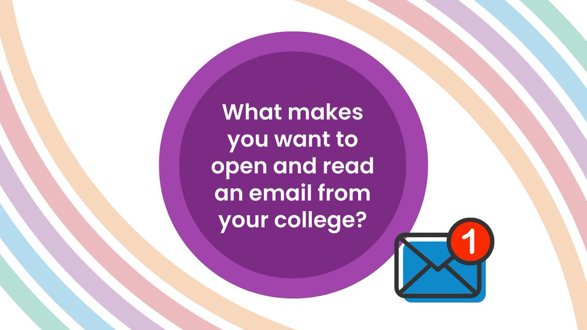 MediaPrefs's tweet image. &quot;If the subject line indicates that the email is relevant or useful to me, I will open and read it. If it isn&apos;t relevant or useful, I&apos;ll read the subject line and then delete it.&quot;

#mediaprefs #studentemail #communitycollege #studentquote