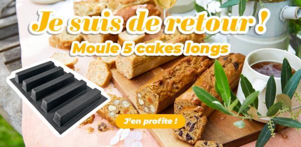 indomel79's tweet photo. Le moule 5 cakes longs est de retour !
Sucrés, salés, au thon, aux olives, au citron... Variez les plaisirs avec ce moule 5 mini cakes ! #guydemarle https://t.co/isbJ6clEad https://t.co/tLCKmnyNeB