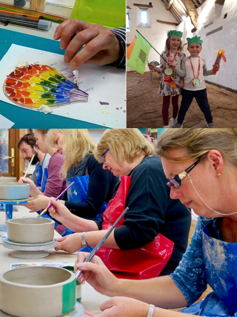 Looking for something creative to do this summer? Why not try a fused glass workshop on 8th July or a pottery taster session  on 16th July (or both!). So the little ones don't feel left out, we also have family craft sessions on 1st Aug.

For more info: winterbournebarn.org.uk/events/
