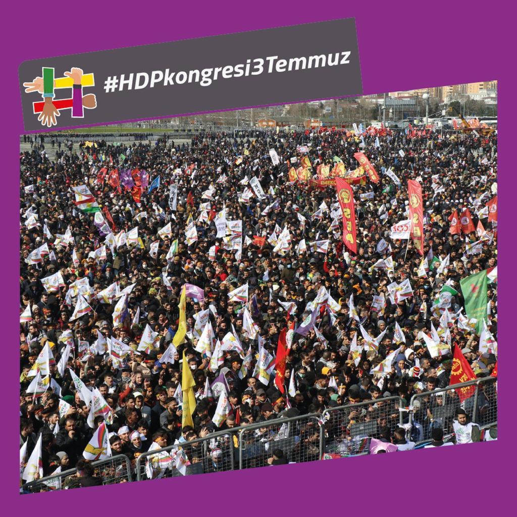 GenclikHdk's tweet photo. Mücadeleyi büyüterek gençlikle yeni yaşamı kurmaya, partimizle 3 Temmuz'a!

#HDPkongresi3Temmuz https://t.co/lohnVB850s