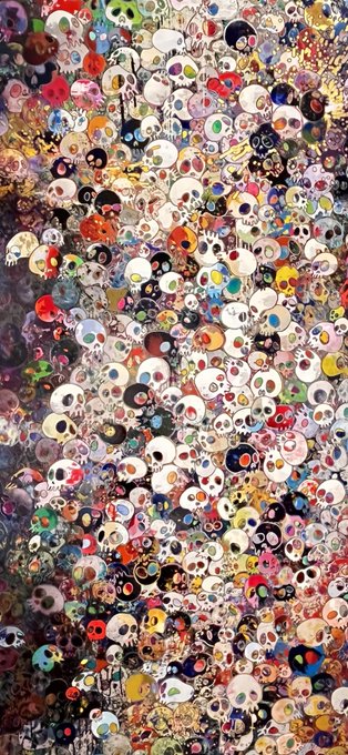 This is actually taken in person @TheBroad and the artist is @takashipom https://t.co/bvzJM1BSeP