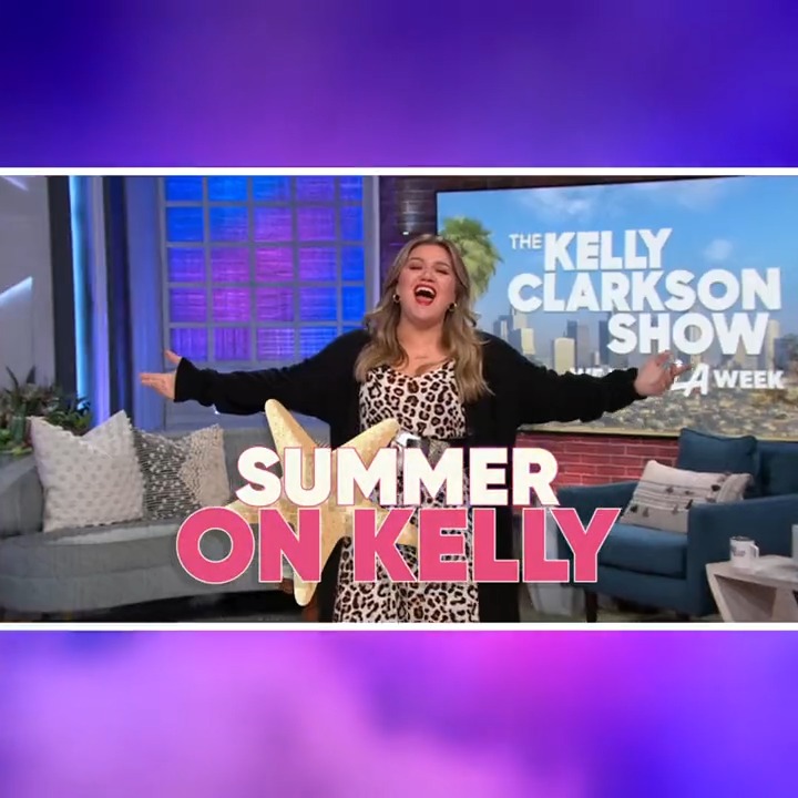 The Kelly Clarkson Show on Twitter "It's Summer on Kelly! 😎 ICYMI we