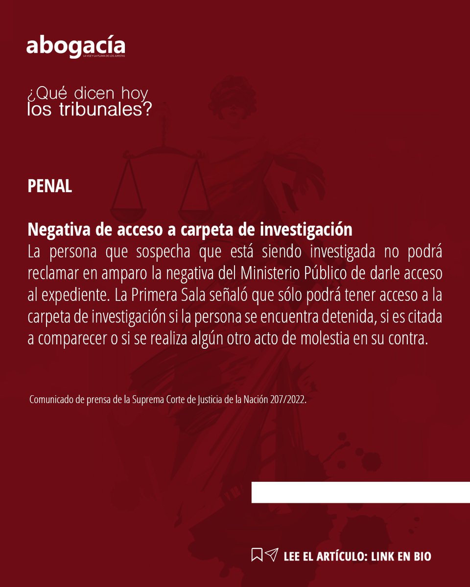 En esta colaboración con <a href="/Inteli_Iuris/">Inteli-Iuris</a>, compartimos un compilado de los criterios y resoluciones más actuales emitidos por la <a href="/SCJN/">Suprema Corte</a>  👉t.ly/K-CS
