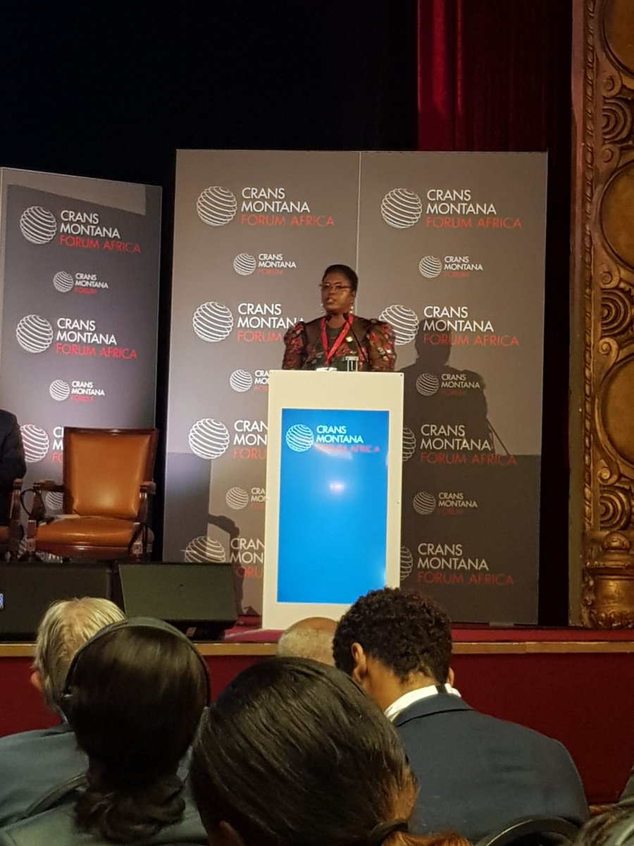 NamEmbBrussels's tweet photo. Hon. Christine //Hoebes, Minister in the Presidency is participating in the 33rd Annual Session of the Crans Montana Forum for Africa taking place from 29 June to 2 July. The Minister is joined by other top decision-makers in the public and private from Africa &amp; around the world. https://t.co/dmj8V3I75p