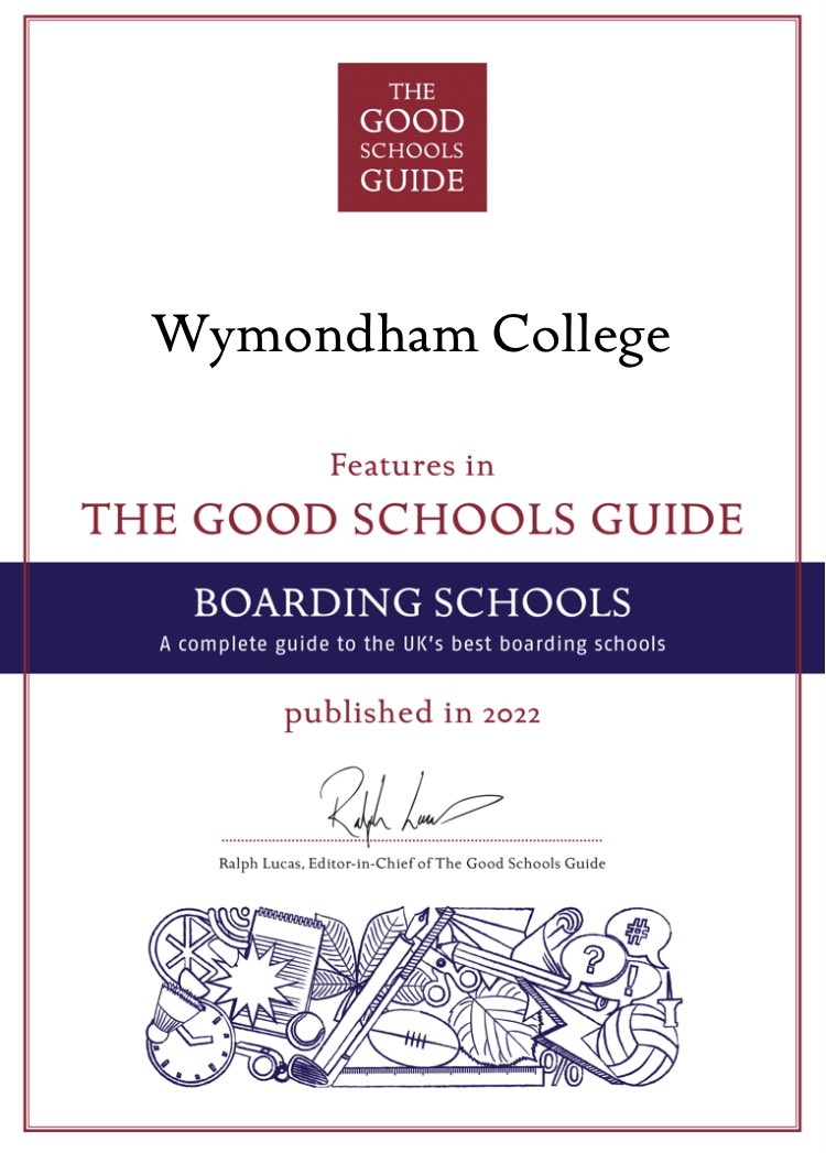 We are proud to feature in @GoodSchoolsUK #boarding #stateboarding @WymondhamCol #Schooloftheyear