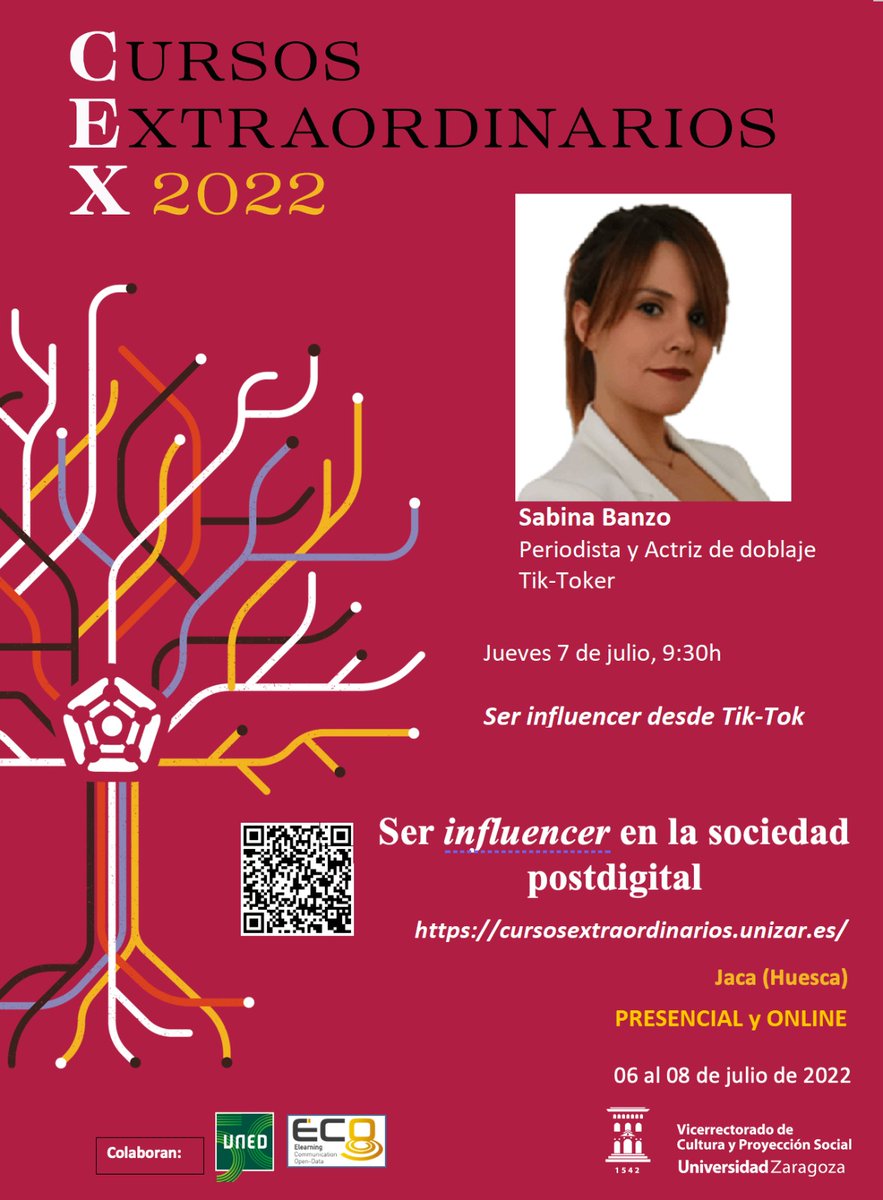 SMEMIU_UNED's tweet photo. Y el jueves 7 de julio, @sabinabanzo (reportera de TV, locutora y tiktoker) nos hablará sobre"Ser #influencer desde #TikTok".Puedes inscribirte en: https://t.co/lDOw5iyPP8
#influencerjaca #educomunicacion #UNED #SMEMIU #GICID #UNIZAR @ECOmooc #educomunicacion #catedrapaulofreire https://t.co/OuUJGZJhJw
