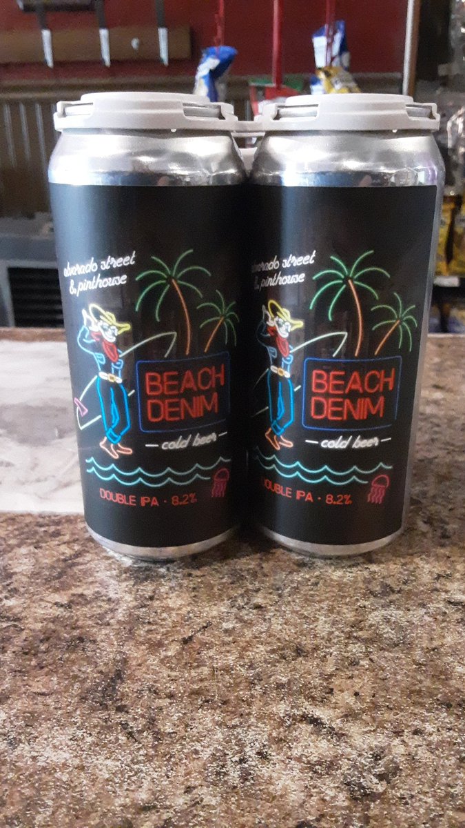 FlyingBeerMan's tweet image. Beach Denim Alvarado Street &amp;amp; Pinthouse collaboration, 4pk, $23.99