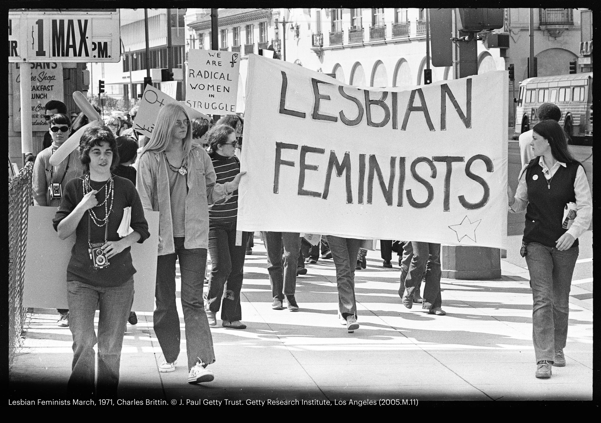 Getty on X: "Happy #PrideMonth! Photographer Charles Brittin documented  protests & civil rights marches in the 20th century. He captured this  Lesbian Feminists moment at a 1971 march. Do you have any