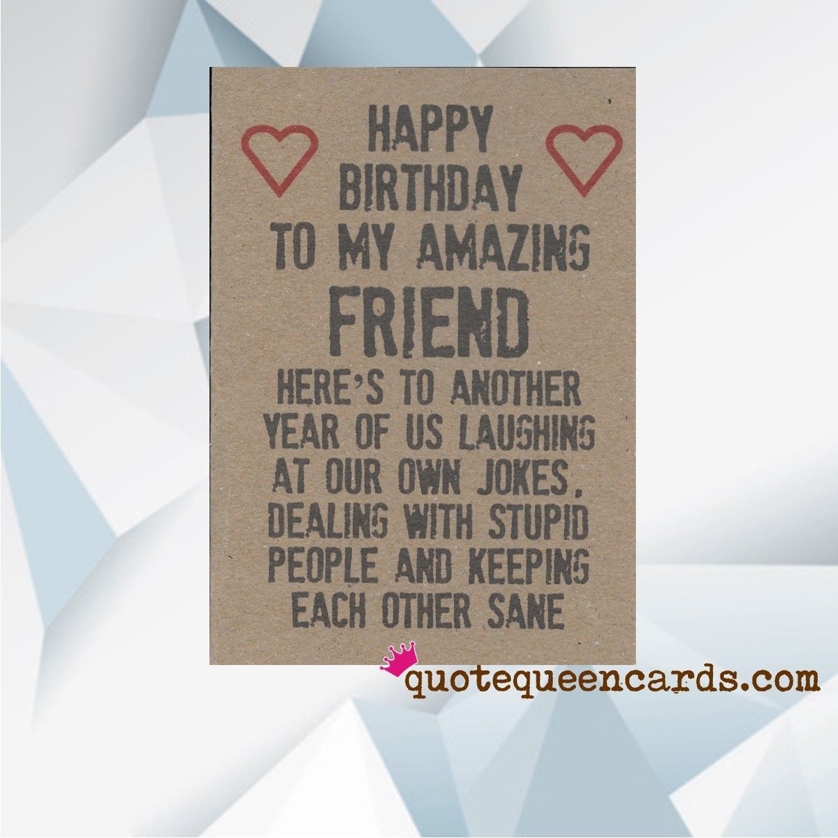 quotequeencards's tweet photo. Excited to share the latest addition to my #etsy shop: https://t.co/EIBVijrBJV
#etsyshop #etsysellers
#BirthdayWishes #BFF #FriendshipGoals #birthdaycards #birthdaygirl #birthdaygift #quoteoftheday #friendquote https://t.co/qy1HQM9jvj