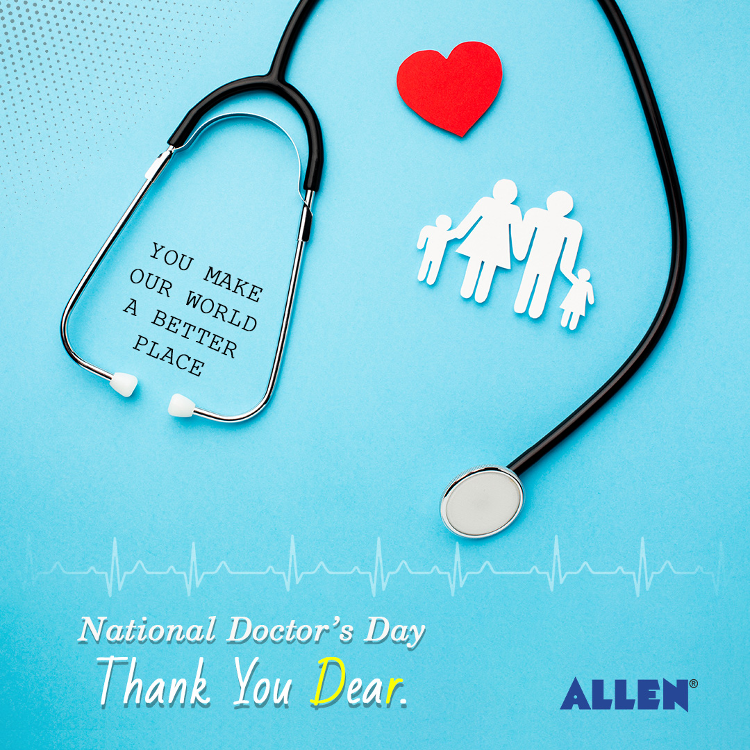 ALLENkota's tweet photo. ✨ Thank you, doctors! It takes blood, sweat, and tears to be a responsible doctor.

ALLEN's family expresses gratitude to all the doctors for their services! 

#DoctorsDay #NationalDoctorsDay #Doctors #ALLENKota #ThanksDoctor #DoctorsDay2022 https://t.co/jCVgAVLCzt
