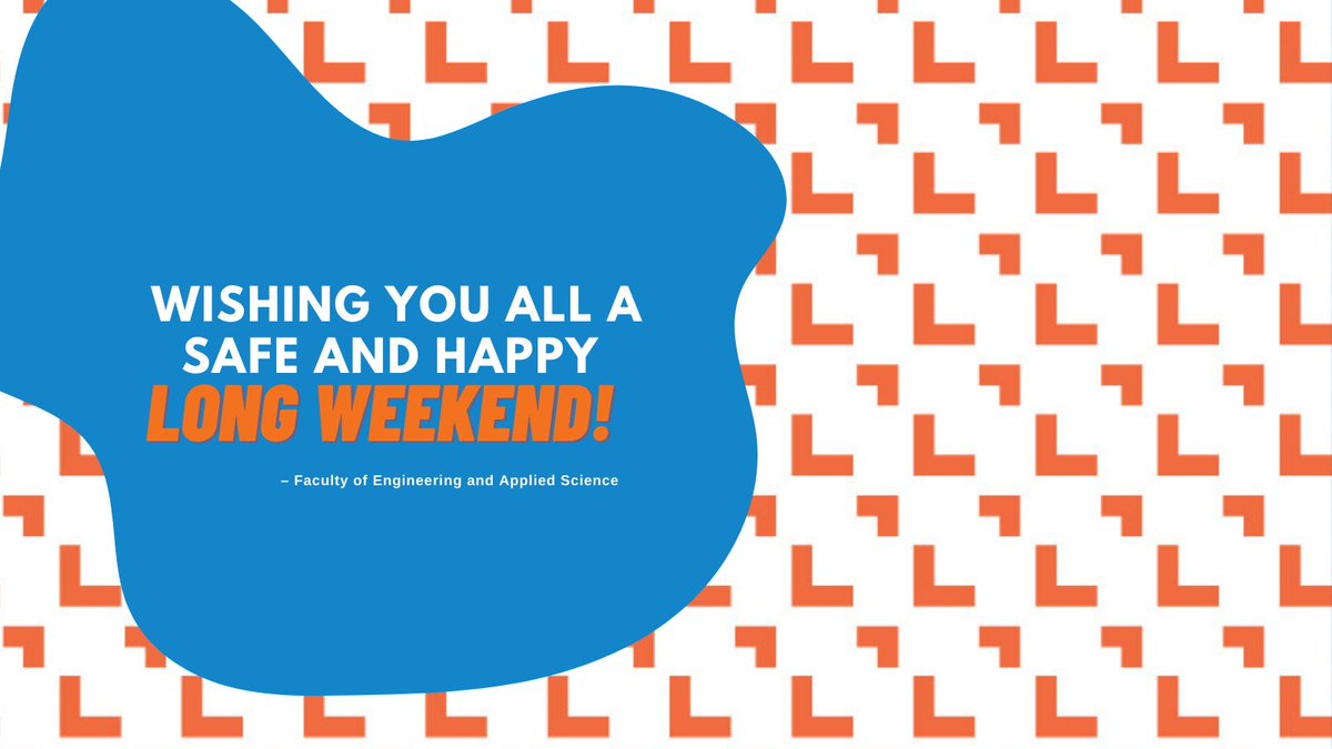 OT_FEAS's tweet photo. Have a fantastic long weekend! #Summer #OntarioTechEngineering https://t.co/qVhL3SYOOo