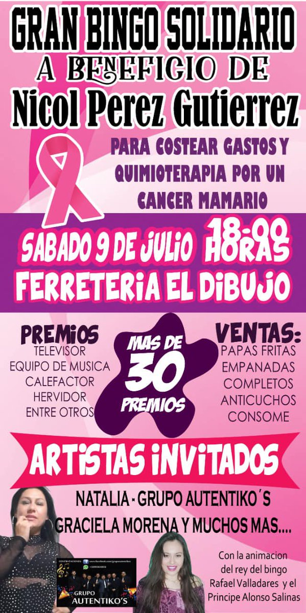 rafavallmeli's tweet photo. #Melipilla Como EL REY DEL BINGO estaré junto Alonso Salinas EL PRÍNCIPE DEL BINGO en la animación solidarizando con Nicole Pérez en ferretería el dibujo Culiporan https://t.co/C67096tJ6G