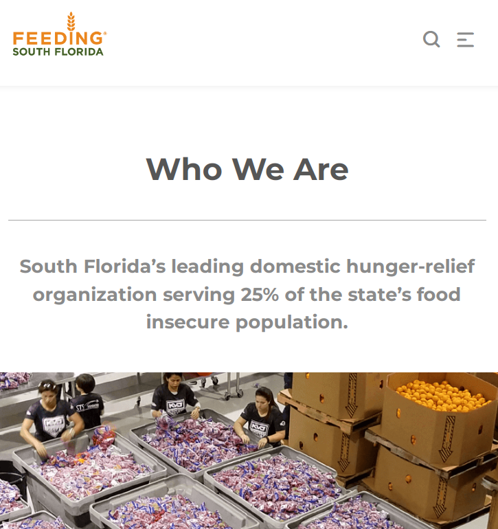 nexible's tweet photo. Another highly rated #charity 
https://t.co/gVOSg1iQ3U
Also on our radar to partner with...
@FeedingSouthFL https://t.co/YkRyrCEfCL