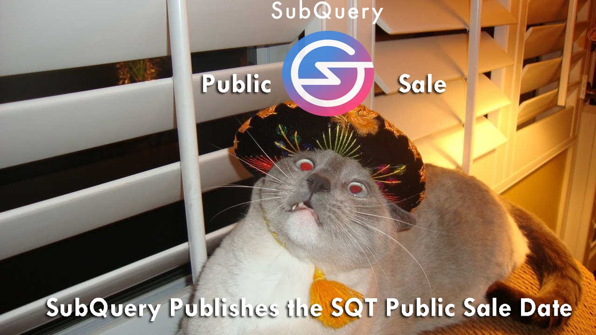 patrikokon's tweet image. The countdown has already started. The entire @SubQueryNetwork community has been waiting for this news for a long time. patrikokokon#6234
#SubQueryNetwork #SubQueryJune #SubQueryAmbassadorProgram
medium post : subquery.medium.com/subquery-publi…
@cryptomas11 @NasreenSpenner @BoingKick