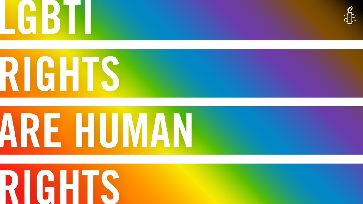 amnestyusa's tweet photo. Last day of #Pride, but that doesn't mean we stop fighting for equality, LGBTI rights, and dignity for people whose human rights are being denied. https://t.co/gNB9BNGZ3p