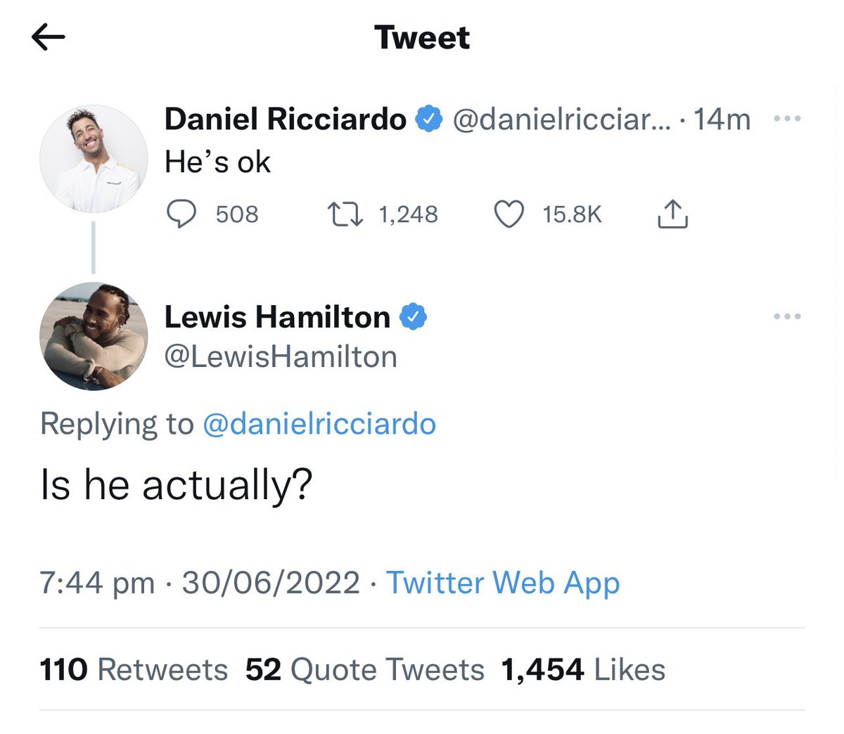 ricclewis44's tweet photo. formula 1 moments without context https://t.co/mjFxCz2zhH