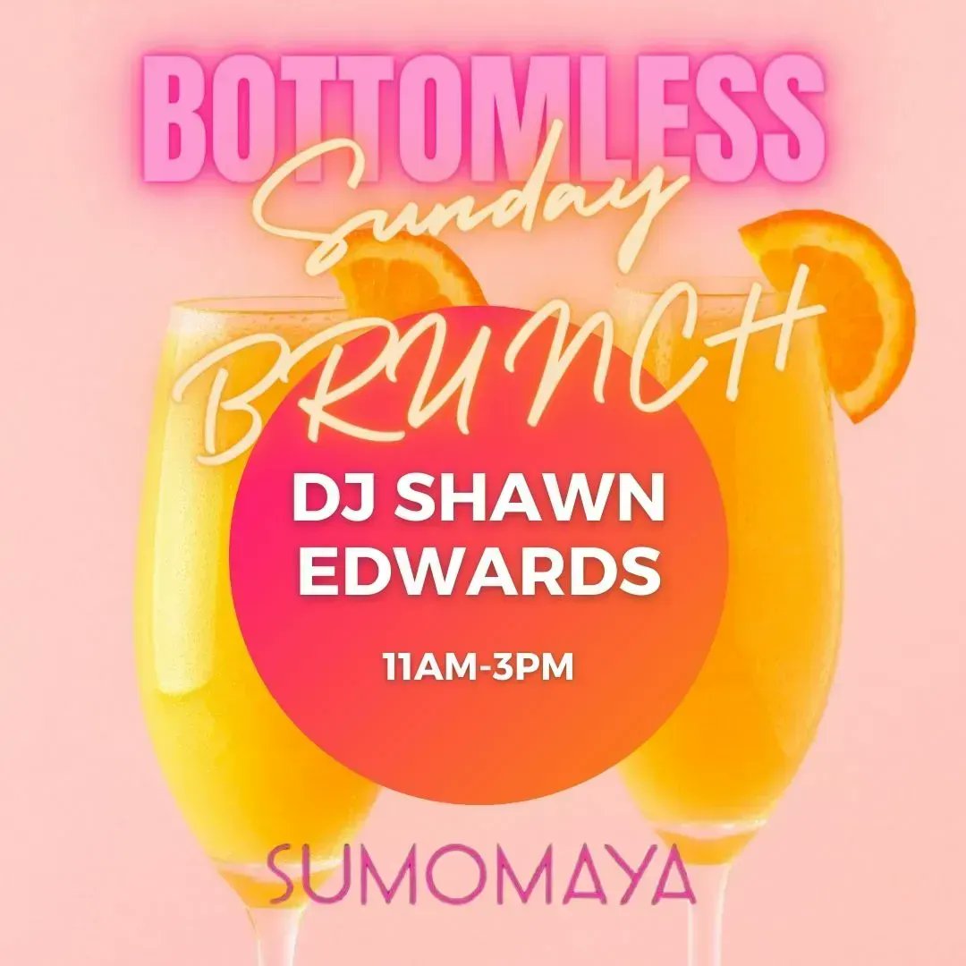 You had us at 2 words... Bottomless Brunch😉💃🏽🧇

DJ Shawn Edwards we're just as excited to see you too at Sumo Maya THIS SUNDAY!🎧🔥

#sumomaya #AZdj #celebrate #sushi #scottsdale #scottsdaleaz #azfood