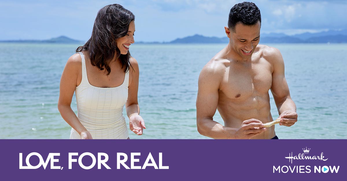 HallmarkPlus's tweet photo. Head to the beach with @chloebridges and @CorbinBleu as they catch rays, and maybe feelings, in #LoveForReal available on #HallmarkMoviesNow! https://t.co/fnfitgE7kR
