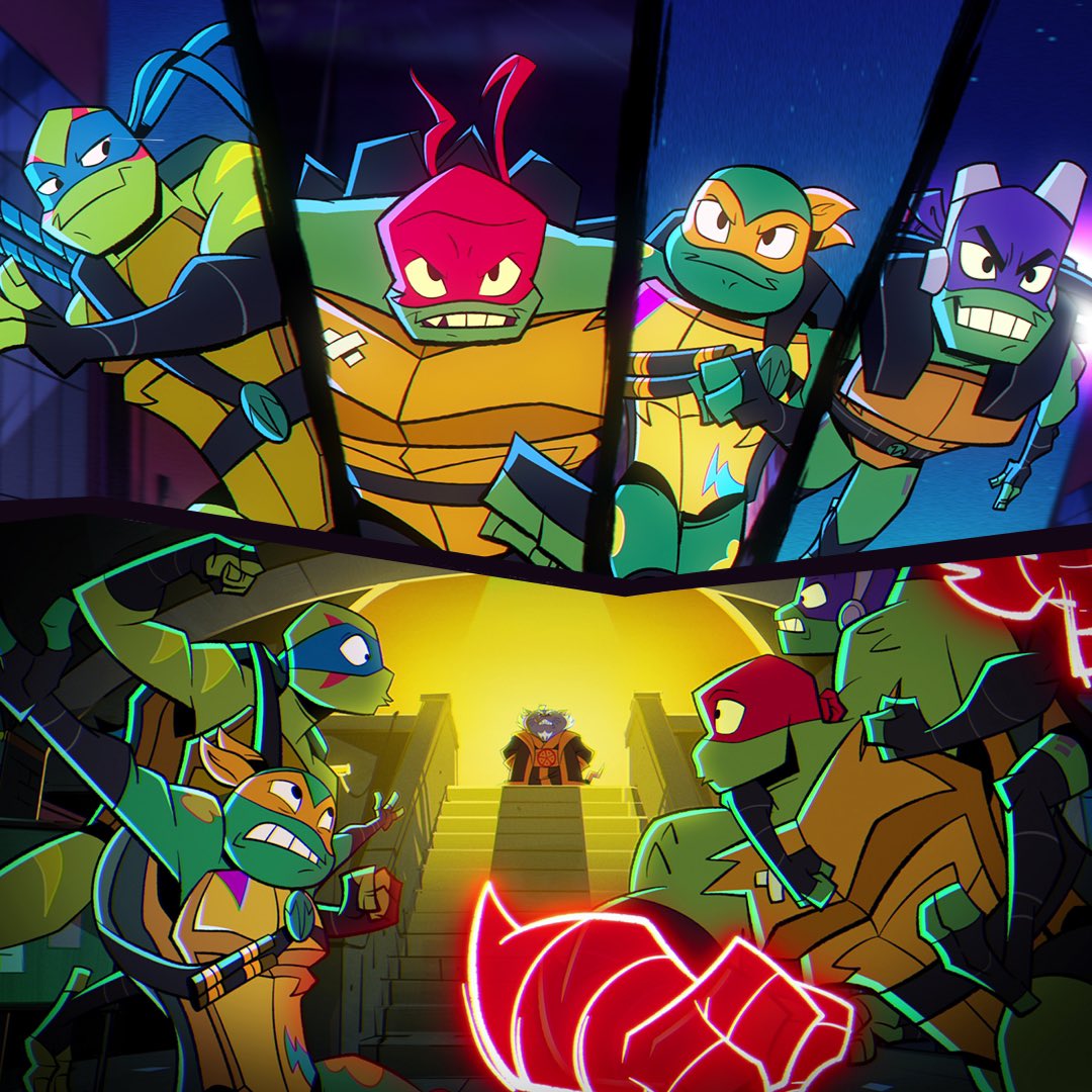 therosettasun's tweet photo. So if we hype this up enough can we maybe get them back for a fewwwww more seasons?👀👀 #RiseoftheTMNT #rise3 https://t.co/MSsu6GpUDp