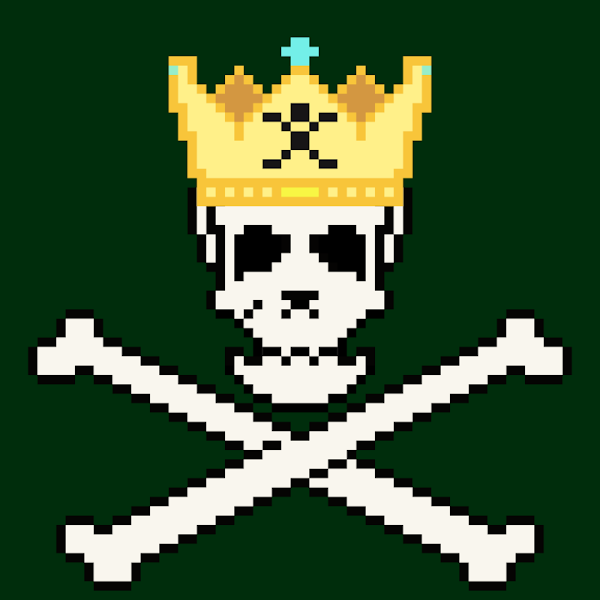 The Skulls Flag Crew Collection #251
opensea.io/assets/matic/0…
Jolly Roger Green Pirate King
follow us, it's free⏩
 like it, it's fast❤
 retweet, it's easy🔃
#NFT #NFTCommunity #NFTs #nftproject #NFTCollector
