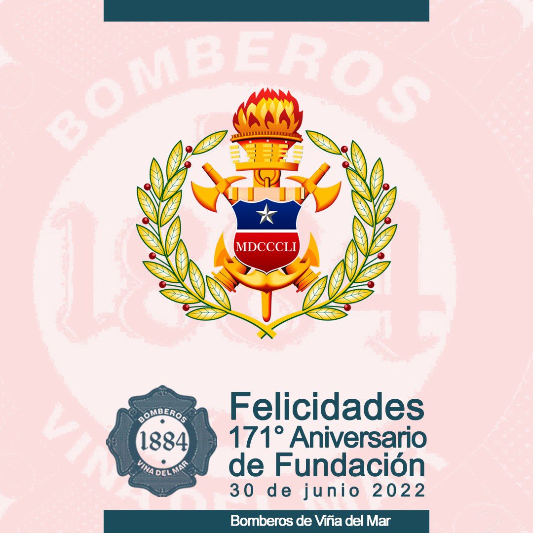 👨🏻‍🚒SALUDO•BOMBEROS•VALPARAÍSO👩🏻‍🚒 Cuando el Cuerpo de Bomberos Fundador conmemora su 171º aniversario, hacemos llegar un fraternal saludo a cada Oficial General, Oficial de Compañía, Bombero, Bombera y miembro del personal rentado que integra Bomberos Valparaíso <a href="/CBV1851/">Bomberos Valparaíso</a>
