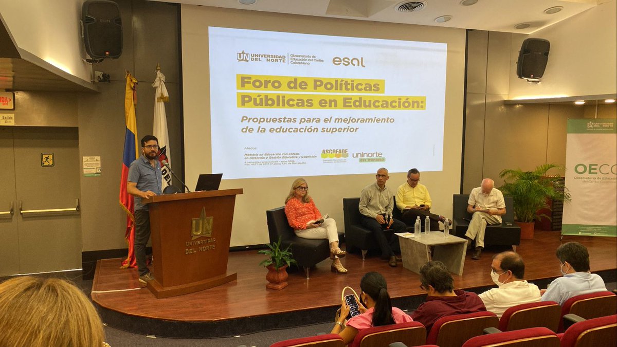 Qué buena conversación tuvimos hoy en <a href="/UninorteCO/">Universidad del Norte</a> con tres vicerrector@s de universidades. Hablamos sobre los retos de la educación superior ante la "nueva normalidad" #poscovid. Mucho por re-pensar y co-construir.
<a href="/EsalRevista/">RevistaESAL</a> <a href="/OECCUninorte/">Observatorio de Educación del Caribe Colombiano</a> <a href="/IvanFPacheco/">Ivan F. Pacheco</a>