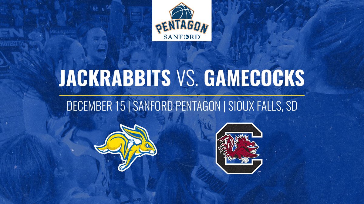 Jackrabbits &amp; Gamecocks.

We'll see ya in Sioux Falls 👋

📰 » bit.ly/3I4VZ88 | #GoJacks 🐰