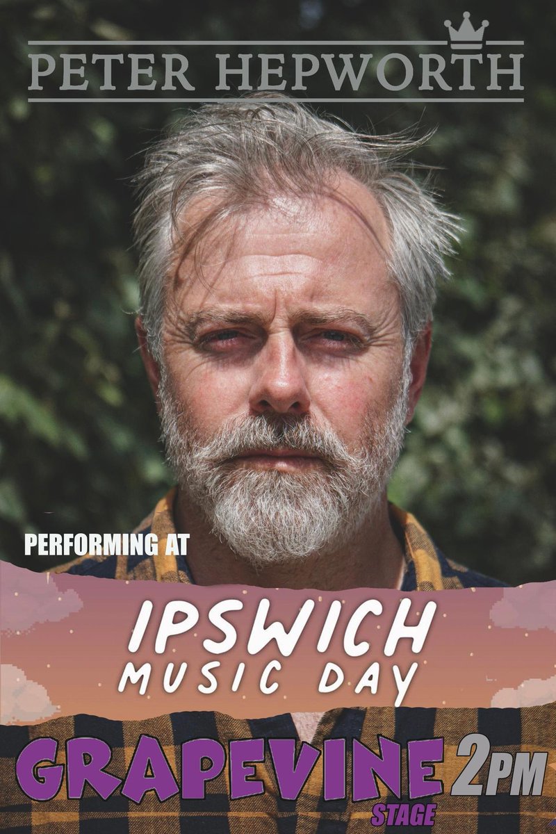 THIS SUNDAY folks, catch me on the <a href="/grapevinelive/">GrapevineLIVE</a> stage at 2pm at Ipswich Music Day in Christchurch Park, and then again at 4pm at A.Listers for an afterparty set!