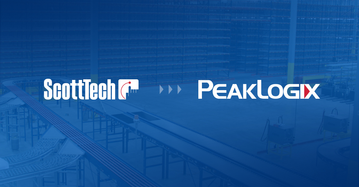 scotttechllc's tweet image. We’ve collaborated on many tailored integrations with @PeakLogix. We’re excited to announce that ScottTech is officially part of the PeakLogix company. Together, we’ll continue to drive productivity and profitability for our customers and their facilities.