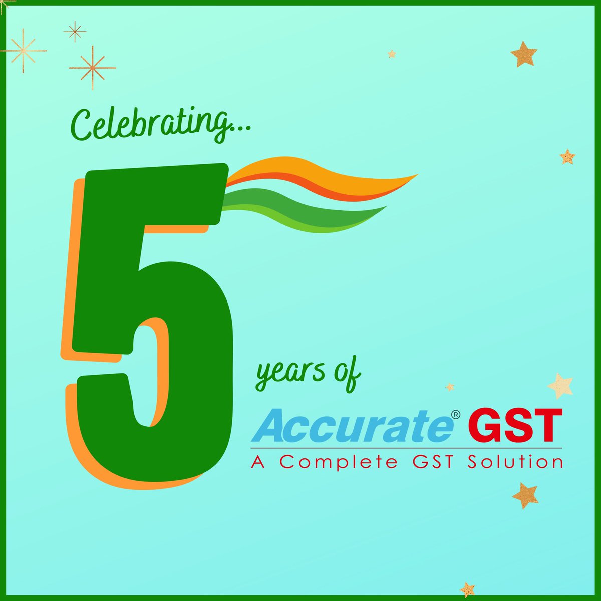 AccurateGst's tweet photo. #5YearsofGST https://t.co/FlbjKVCmuf