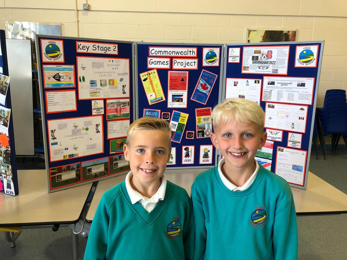 FforddDyffryn's tweet photo. Very proud of this group of young learners who showcased our Commonwealth Games project work at this morning’s cluster event @ysgoljohnbright #ClusterCollaboration #curriculumforwales https://t.co/2Ucs5py3f9