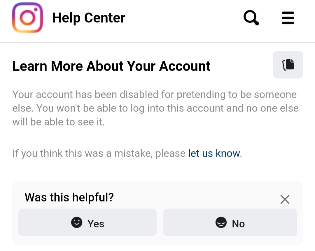 a_saverimuthu's tweet photo. @instagram @InstagramComms

My account got disabled because apparently I was impersonating myself which absolutely makes no sense so when I go to submit my ID to prove that it is in fact me I can't do that either. What exactly am I suppose to do here? https://t.co/wA2EHS5kSS