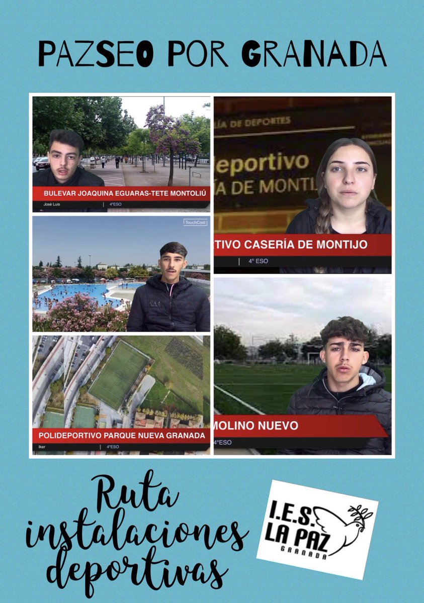 Trabajo por #proyectos para que el alumnado del #IESLaPazGranada investigue, conozca su ciudad y aprenda a hacer #exposicionesorales padlet.com/pazseoporgrana… <a href="/cepgranada/">CEP de Granada</a> <a href="/BECREAGR/">Red BECREA Granada</a> 2/3👇🏼