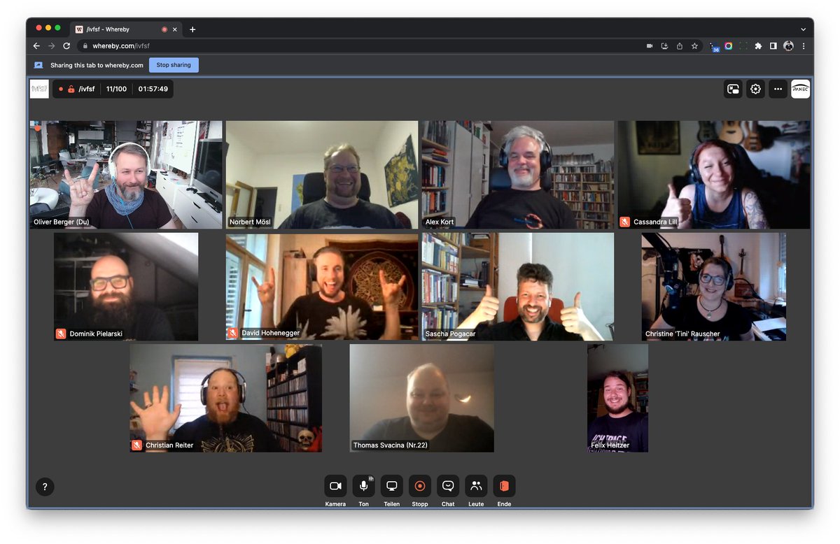 Yay! Der administrative Obermotz der ersten Stufe wurde besiegt, nun geht es in Runde 2:
Eintragung als e.V. beim zuständigen Gericht.
Danke an alle, die heute (auch im Geiste) dabei waren. Das war ein gutes und produktives Meeting zur Gründung des ivfsf e.V. #fantasy #scifi /ob