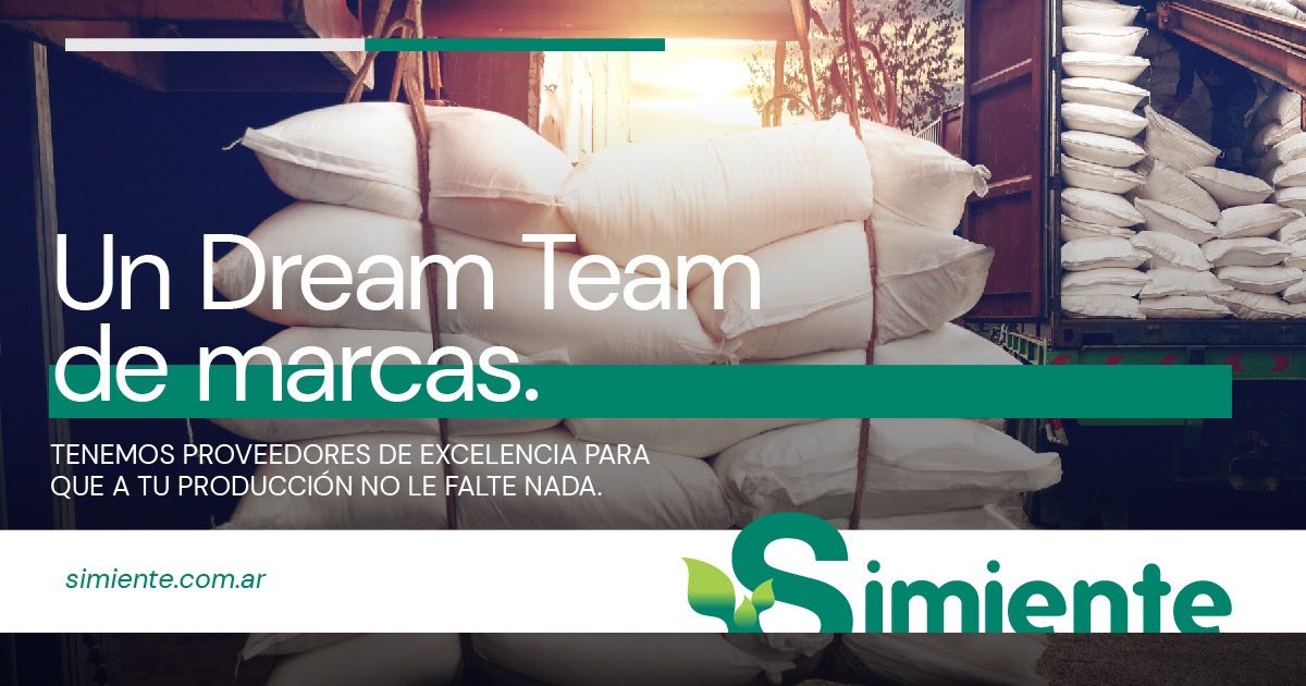 SimienteSa's tweet photo. 🚜 En #Simiente contamos con el más completo porfolio del mercado, ofrecemos una gran variedad y calidad de productos para todos tus cultivos. Estos son los proveedores que nos respaldan:
✅ Syngenta
✅ NK Semillas
✅ Timac AGRO
✅ FMC
✅ Atanor
✅ UPL https://t.co/dXFNeIAvX7